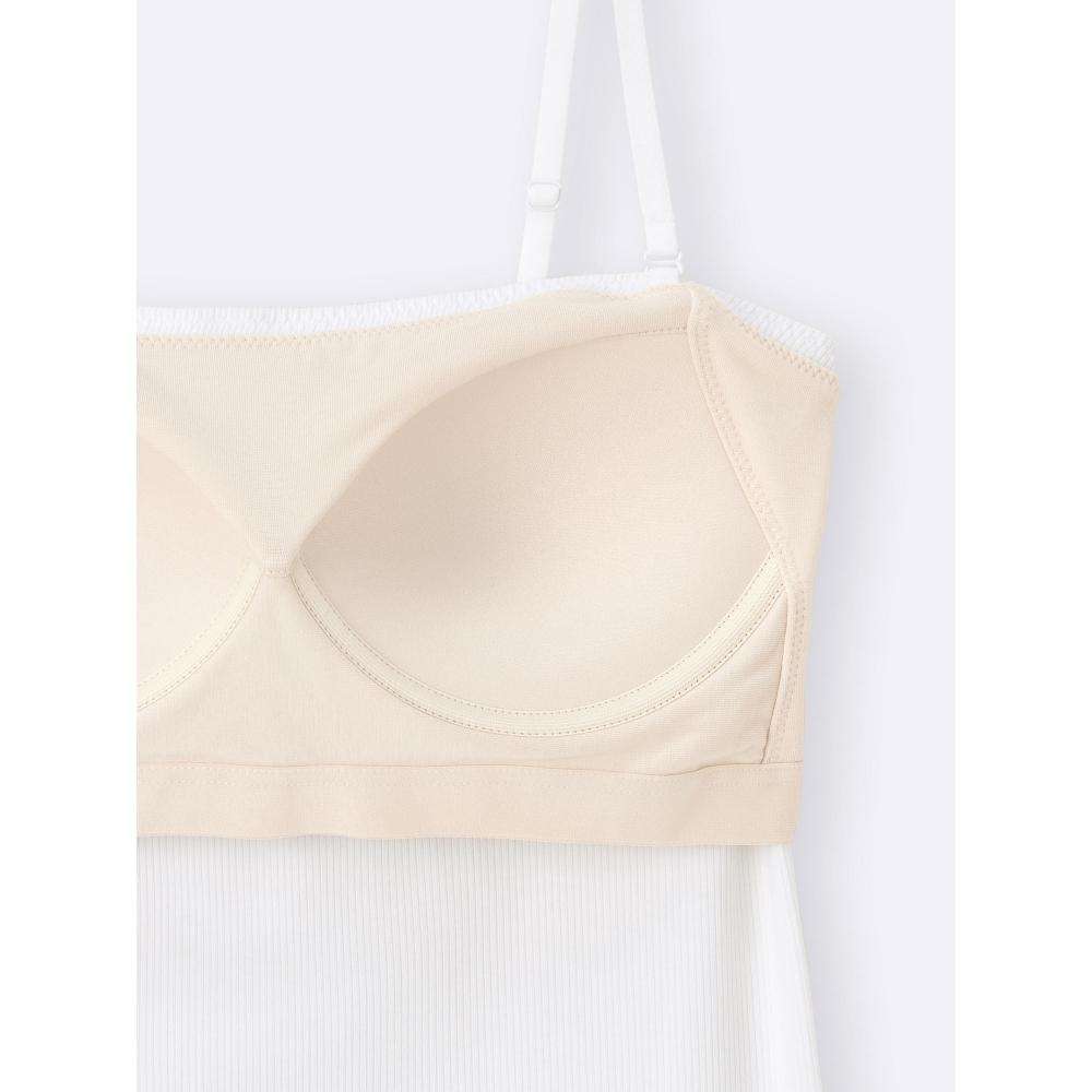 GU by Uniqlo Топ-труба Bra Feel Ribbed