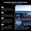 Car Dashboard Restorer 100g/3.53oz Scratch Repair Paste Universal Car Interior Scratch Remover with Sponge Polishing Wax