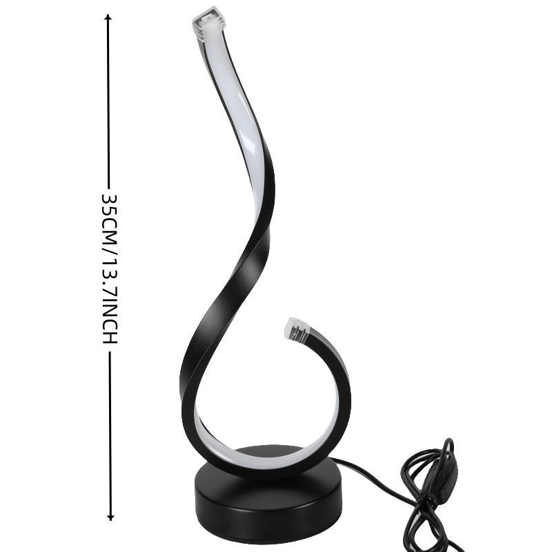 1 шт. Компактная современная USB-лампа с трехцветной регулировкой яркости, декоративная настольная лампа из железа