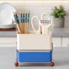 Multi-Functional Kitchen Chopsticks Tube Space Saving Dish Drainer  Countertop Storage