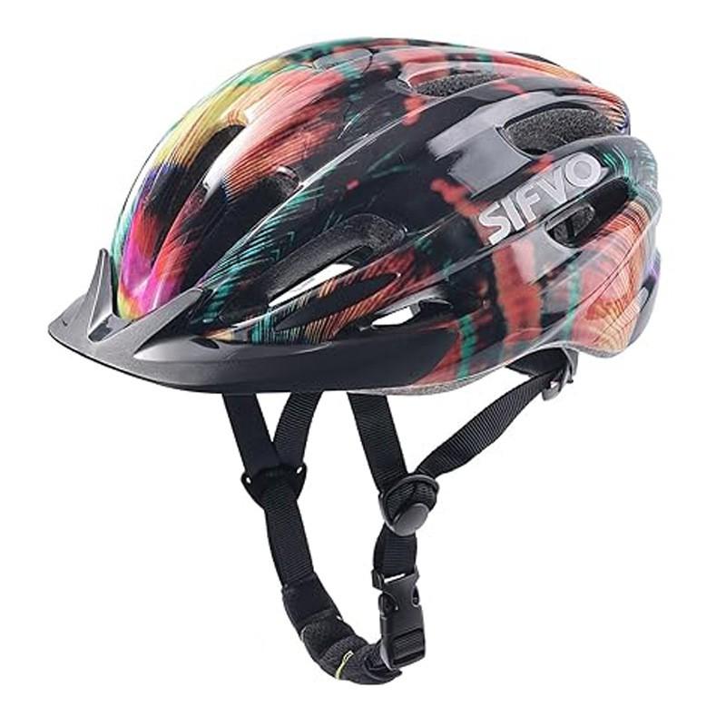 Kids Bike Helmet With Rear Safety Light Adjustable Cycling Outdoor Riding Balance Use