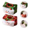 Бумажный контейнер, экологически чистые, устойчивые к разрыву, долговечные, отличные рождественские украшения из ткани для общежития