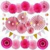 Christmas Festival Decorations Paper Fan Flowers Flower Paper Crafts Wedding Fans Tissue Paper