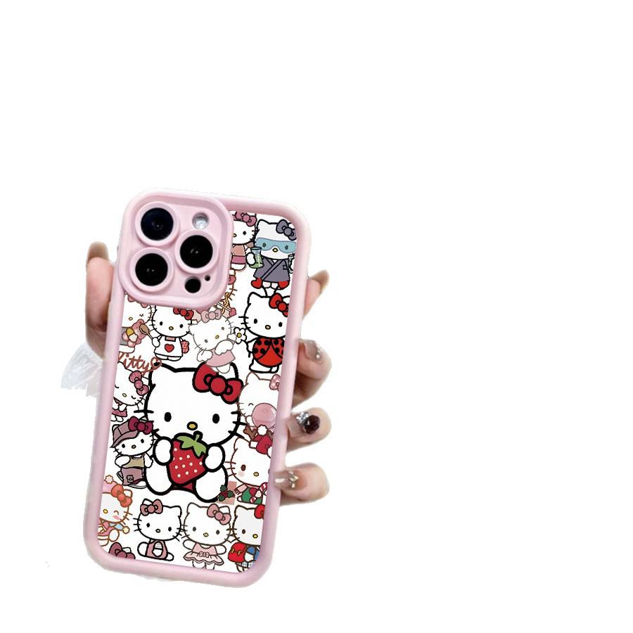 Sanrio TK Наждачная бумага Милый розовый чехол для телефона для Apple 16
