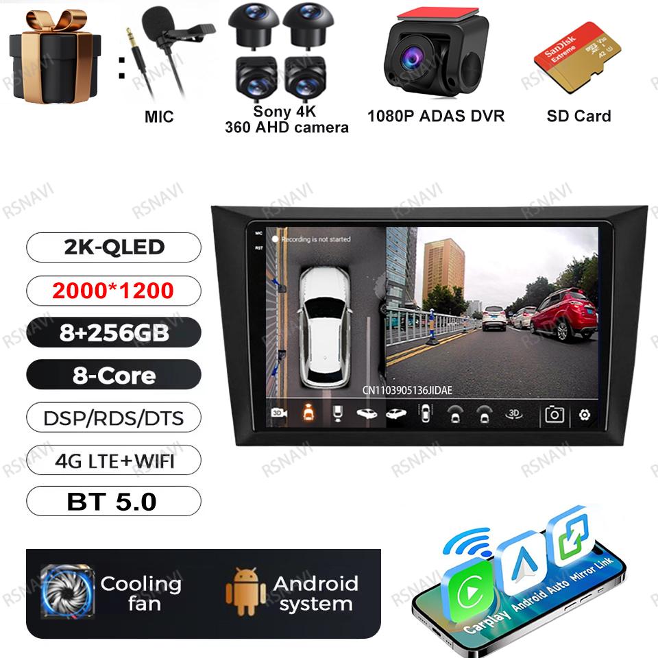 Android 16 Car Radio For Volkswagen VW Golf 6 MK6 GTI 2008 - 2016 Multimedia Video Player Head Unit GPS Stereo Autoradio 5G WIFI