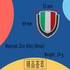 Shield Styling Italy Italian National Flag Fender Side trunk Nameplate Decal Emblem Badge Sticker