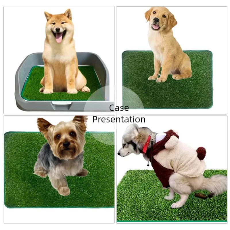 Simulation Lawn Mat for Pet, Green Artificial Turf, Dog Urinating Mat, Portable Waterproof Terrace, Indoor and Outdoor General