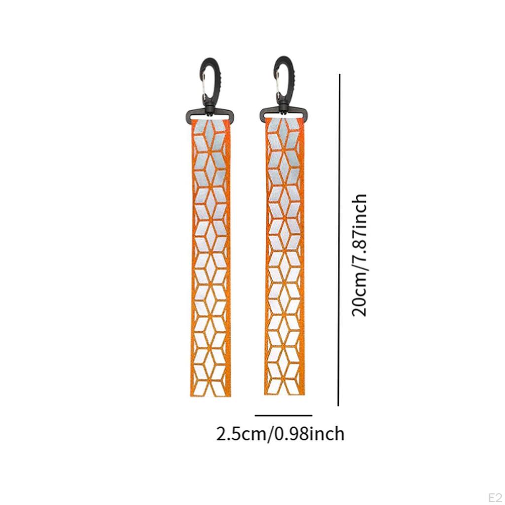 Безопасный светоотражающий кулон для одежды, светоотражающие ремни, практичный брелок для бега и ходьбы