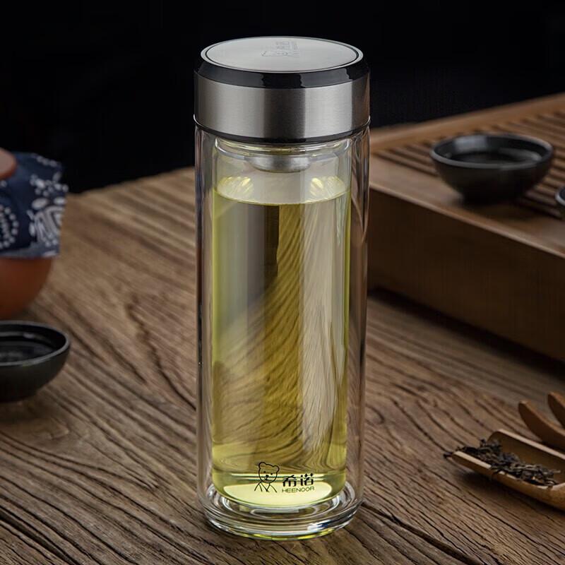 Heenoor Double-Wall Glass Tea & Water Cup