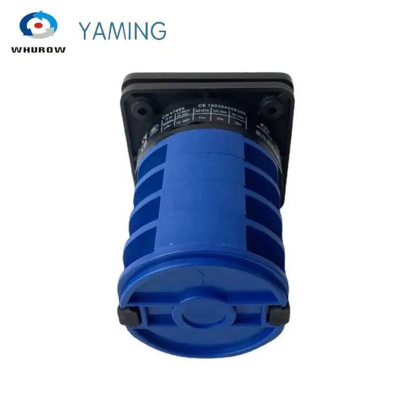 YMW26-32 Series LW26 32A 690V Silver Contact 1-8 Poles 2/3 Positions Changeover Cam Switch Rotary Selector LW28-32