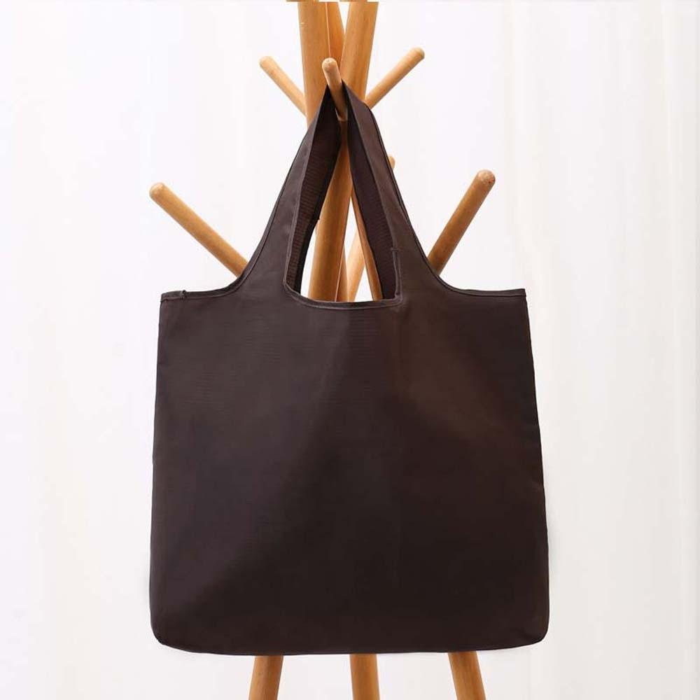 Oxford Cloth Eco-friendly Tote Bag Large Capacity Solid Color Shoulder Bag Travel