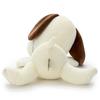 Peanuts Cacao Sleeping Friend Plush Toy S Snoopy Plush Toy 20cm (White & Milk) Width Approx.