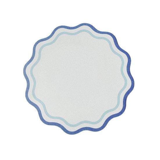 Салфетка из искусственной кожи с фестончатым краем, термостойкая, нескользящая, с теплоизоляцией, водонепроницаемая, для защиты и украшения обеденного стола, подставка, кухонные принадлежности