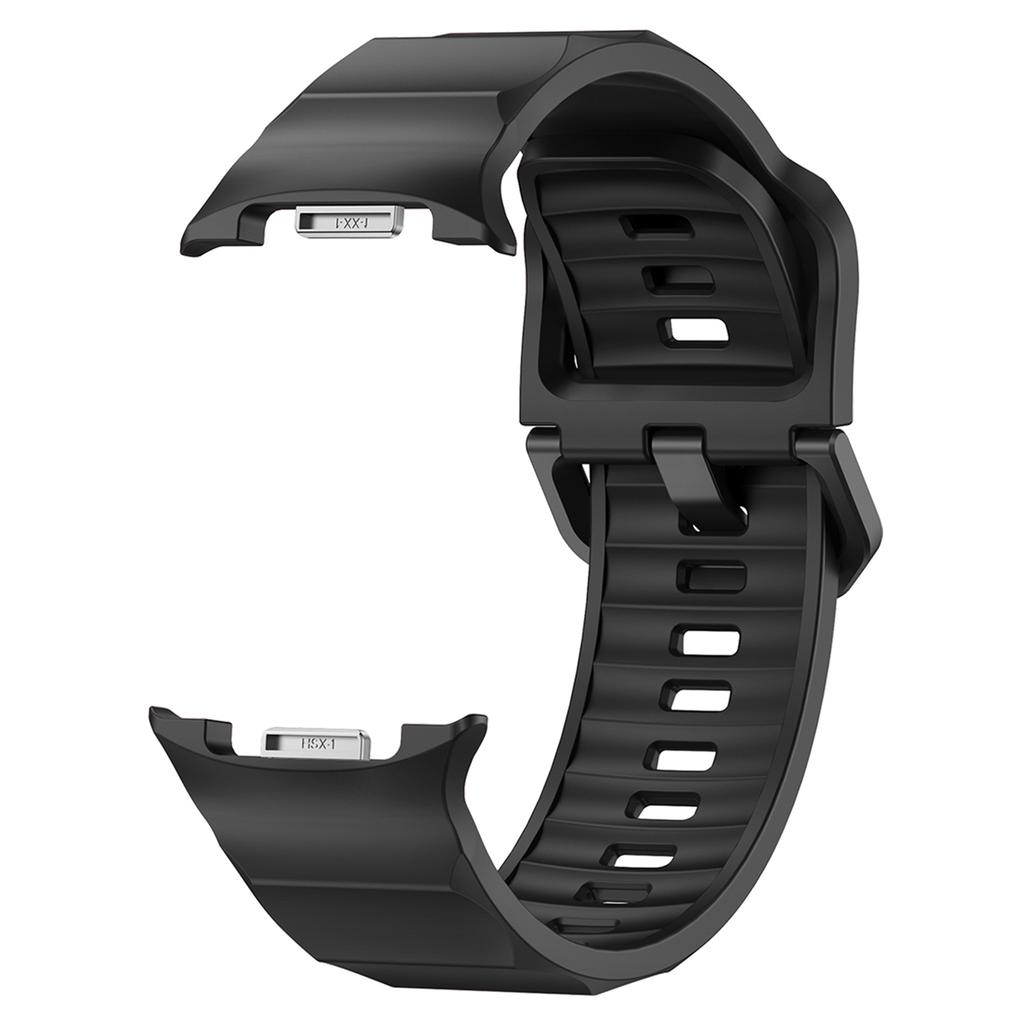 Watch Band for Samsung Galaxy Watch8 44mm/40mm/Watch8 Classic 46mm Wave Shape Silicone Strap