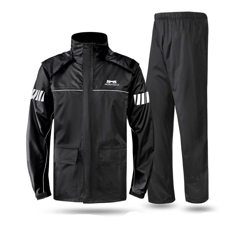 Mobaidao Мотоциклетный дождевик Защитный от шторма костюм Раздельный Водонепроницаемый дождевик Экипировка для езды Для взрослых Мужчин и Женщин