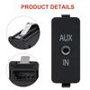 Быстрая установка для BMW Aux In Socket Plug для 1 3 5 6 7 X3 для X5 SERIES E60 E61 E81 E87 E90 Материалы Черный