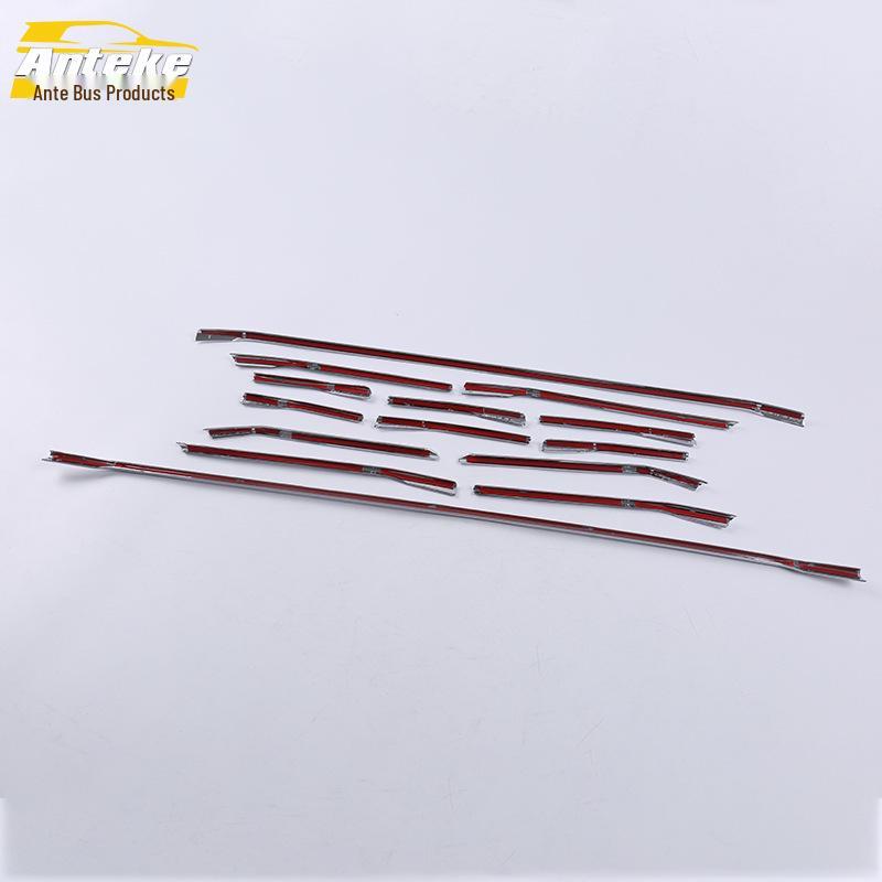 Anti-Scratch Decorative Grille Trim for 16 A4L Models - Front Bumper Protection