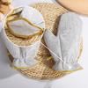 2/5Pcs Dishwashing Gloves Grid Weaving Technology Reusable Kitchen Cleaning Gloves Utensils Counters Tableware