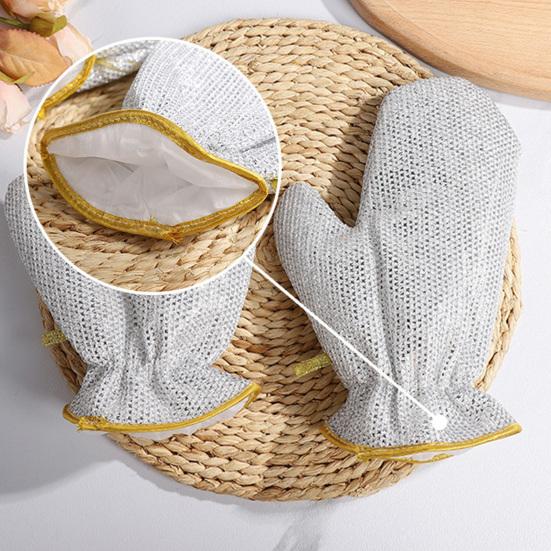 2/5Pcs Dishwashing Gloves Grid Weaving Technology Reusable Kitchen Cleaning Gloves Utensils Counters Tableware
