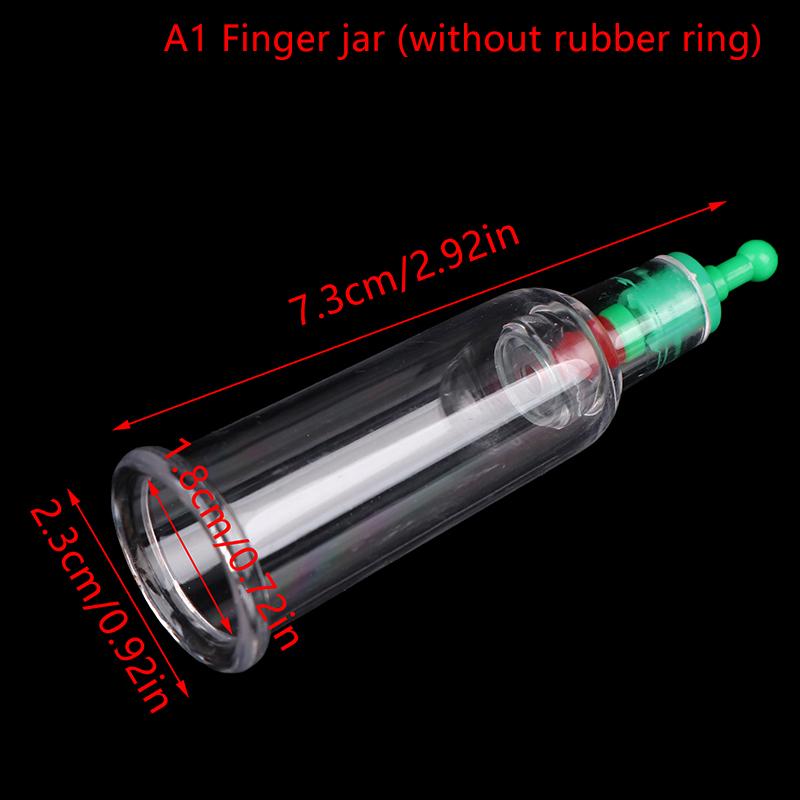 Силиконовые банки для массажа Health B7 банки для вакуумного баночного массажа китайской медицины Ventosa Terapia Пластиковая банка для пальцев, маленькая газовая