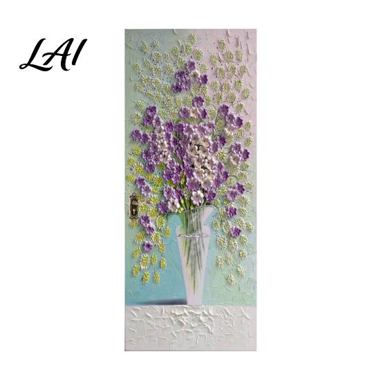 Home Decor Door Wrap 3D Sticker Self-adhesive Modern Retro Cover Waterproof PVC Sticker Decal for Bedroom Decor 30 x 79 Inches