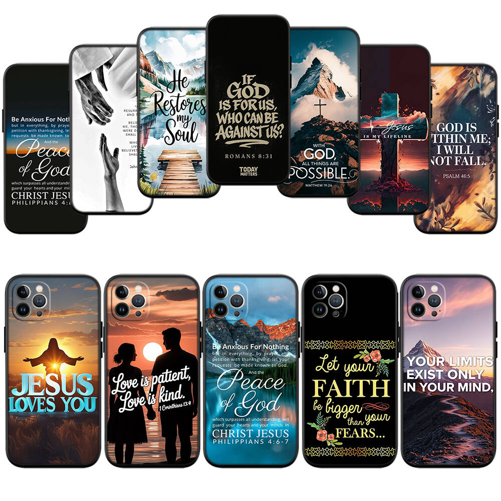 Bible Verse Jesus cross New Phone Case for Redmi Note 8 9 10 11 11S 10C 10X 10A 10T 9A 9C 9T 9S 8T Pro Max Plus Prime