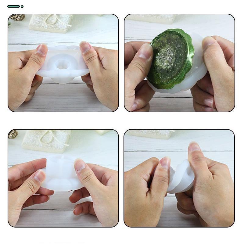 DIY банка для хранения тыквы, силиконовые формы, формы для литья из кристаллической смолы, эпоксидной смолы, ручная работа, Хэллоуин, украшение для домашнего рабочего стола, инструменты для изготовления ремесел