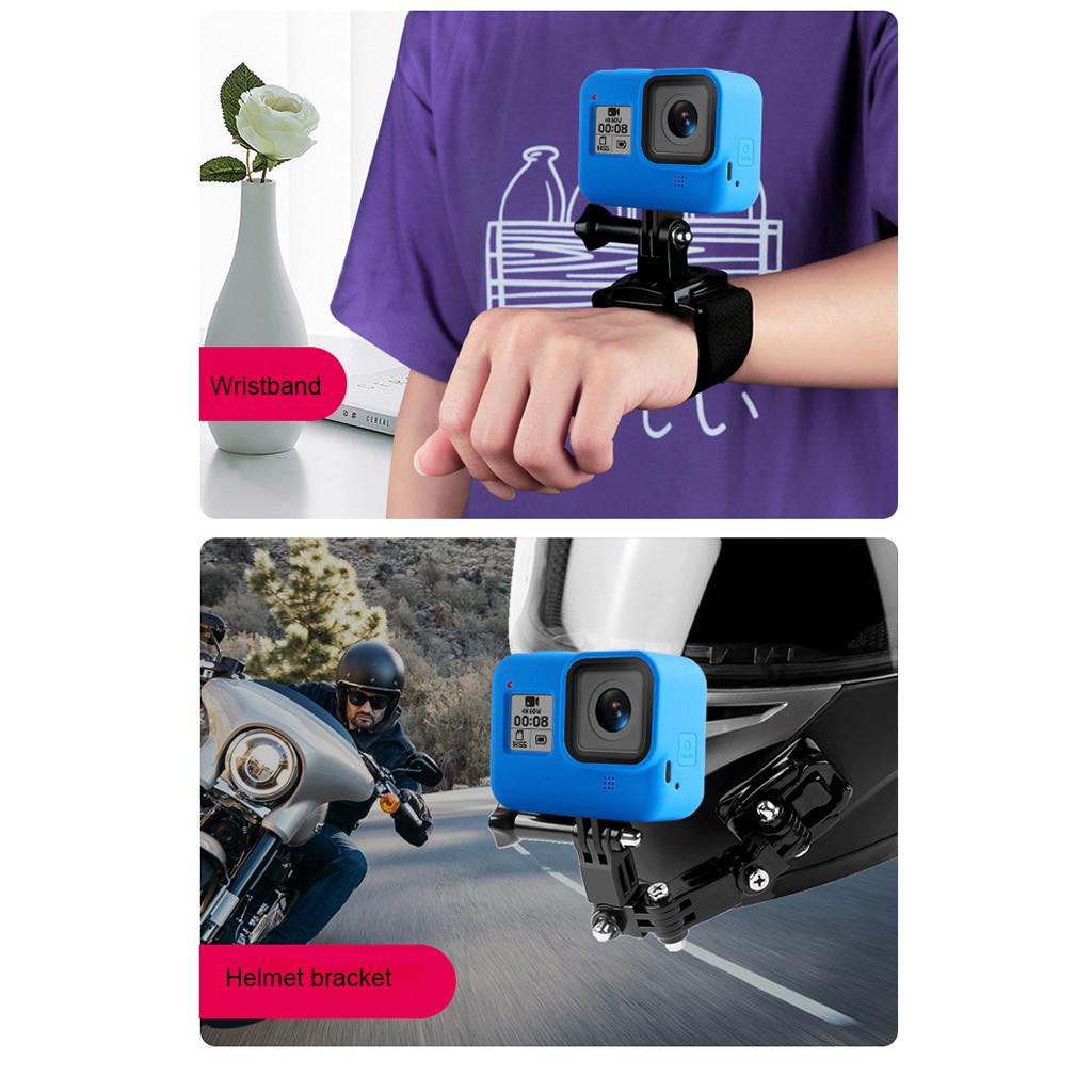 New Soft Silicone Protective Housing  Cover Case for Go-pro 8 Black Camera