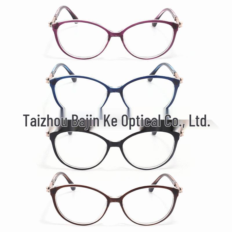 Женские очки для чтения «кошачий глаз» с ромбовидным покрытием и защитой от синего света