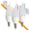 Светодиодная лампа-свеча E14 Светодиодная лампа E27 Люстра Лампа-свеча 3 Вт Лампы Декоративный свет Теплый белый Энергосбережение