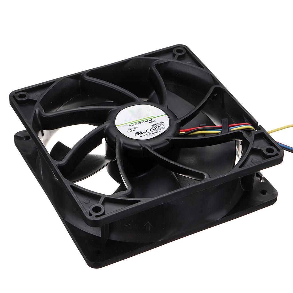 1/2 шт. 120 мм, 6500 об/мин, 12 В, 1,85 А, USB бесщеточный охлаждающий вентилятор, сменный 4-контактный разъем, контроль температуры, охлаждение ПК, процессор, корпус компьютера, вентилятор-кулер
