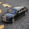 1:24 Aurus Motors Aurus Senat Россия Лимузин Сплав Металл Литая Модель Машины Домашние Модные Украшения и Украшение Рабочего Стола Компьютера