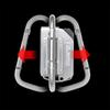 Tajima Safe System Detachable Tool Holder, High-Durability Extra-Thick Stainless Steel, Large Folding Carabiner SFKHS-CLF. Easy to attach and detach,