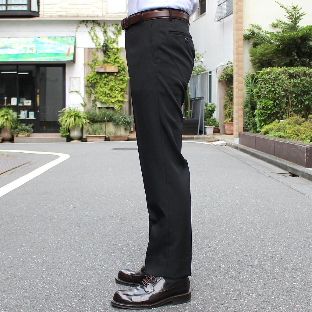 Подшитые эластичные брюки 85 [Citrus Hills] без налога (Талия (внутренний шов 73), черный)