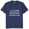Verwählt Kostete Früher 23 Pfennige T Shirt Funny Meme German Text Vintage Humor Tee Tops Casual Cotton Unisex Soft Tshirts
