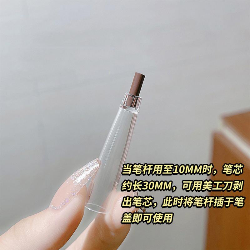 10pcs Brand Hengsi Pull Peel Eyebrow Pencil Brown Black Waterproof Eyebrow Enhancement Wholesale Cosmetics Long Lasting Beginner