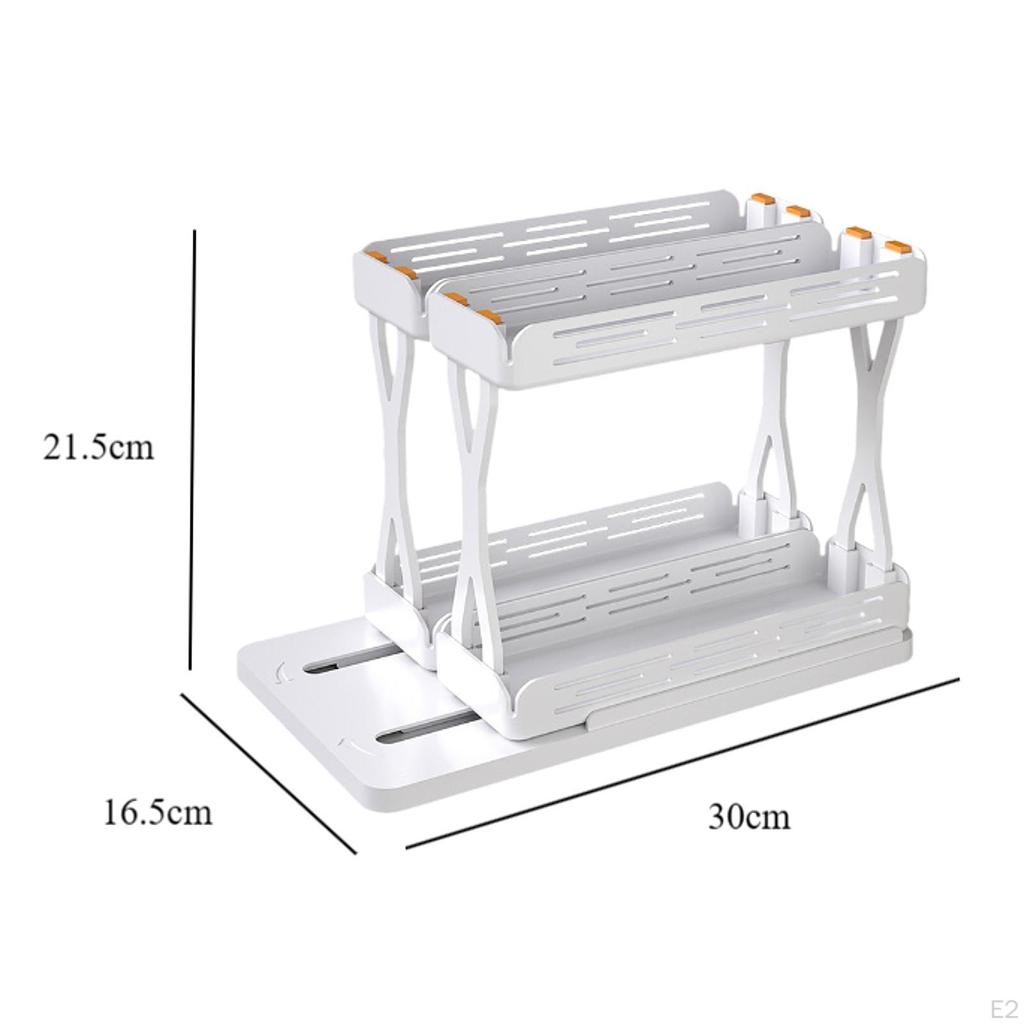 Extendable Spice Rack, Multipurpose Storage Holder, Cabinet,