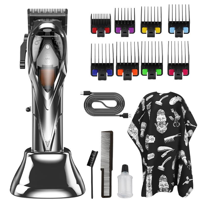 New Electric Hair Clipper Magnetic Levitation High Speed High Power Electric Clipper Rechargeable Electroplating High-grade
