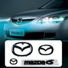 for Mazda 6 Mazda6 Plastic Car Front Trunk Emblem Steering Wheel Badge 3D Body Replaced Sticker Rear Tail Refitting Decoration h6