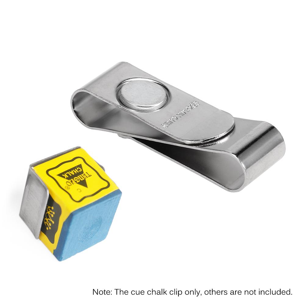 Зажим для мела из нержавеющей стали для кия для снукера и бильярда, держатель для мела, магнитный держатель для мела для кия с зажимом