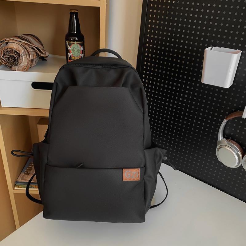 Студенческий рюкзак, мужской спортивный рюкзак, однотонный дорожный рюкзак для женщин и девочек