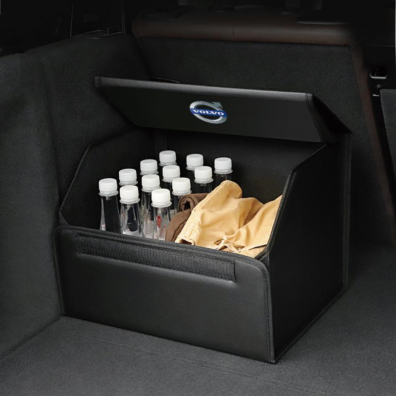 Большой вместительный органайзер-бокс для багажника автомобиля, ящик для хранения автоинструментов для Volvo V60 V40 XC90 S60 C30 XC60 V50 V70 S90 AWD XC40 S80 T6V90