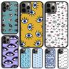 Глаза Ресницы Эстетика Мягкий Чехол Для Телефона Для iPhone 17 Air 15 16e 14 13 Pro Max Coque 12 11 Pro Max PLUS чехол