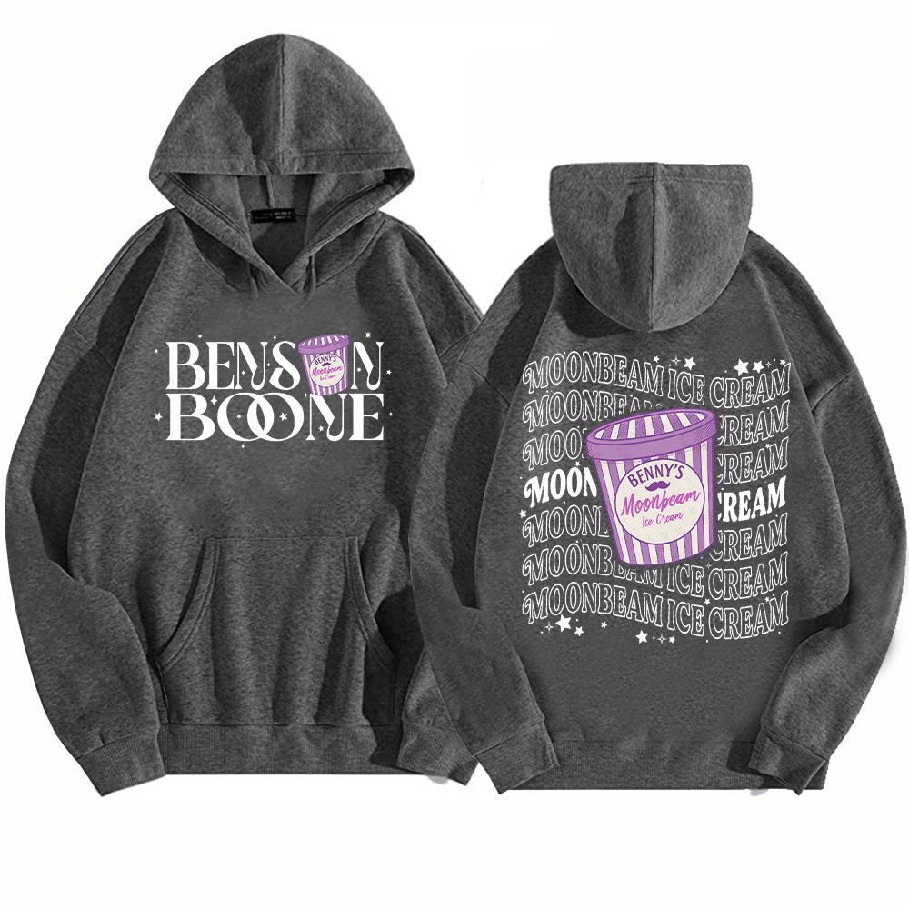 Benson Boone 2025 Tour Hoodie - Moonbeam Ice Cream Edition