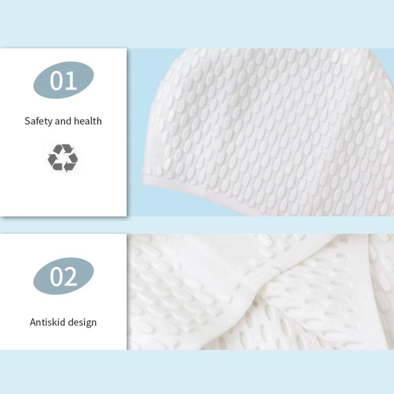 Silicone Water Drop Swimming Cap Adult Enlarged Bubble Swimming Cap Super Elastic Waterproof Ear Protection