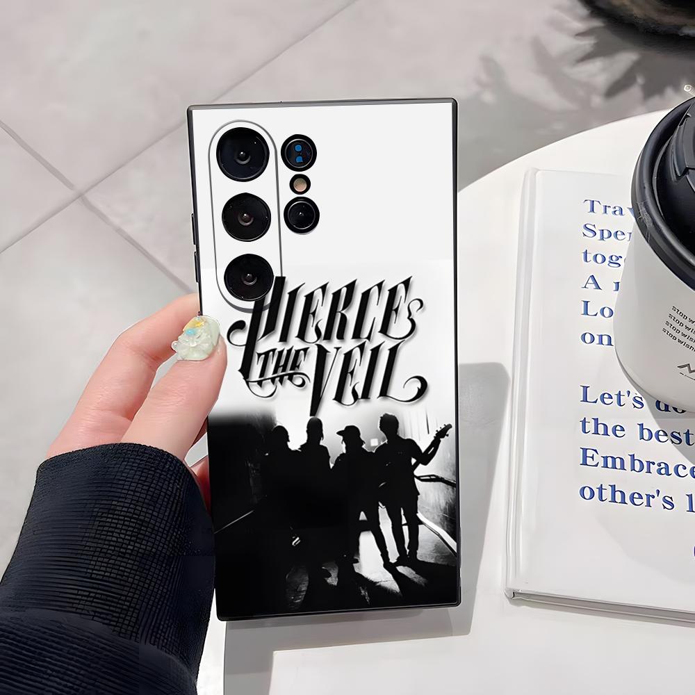 Pierce The Veil Band Phone Case For Samsung S26 Ultra S25 Edge Ultra S23 S22 S21 S20 Ultra Plus S24 Fe Cover