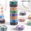 Japanese Stationery Adhesive Tape Round Stickers Label Colorful Dots Washi Tapes Masking Tape