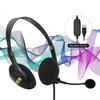 Usb Headset With Hd Microphone For Pc Multi-key Control 3.5mm Call Center Wired Headphones Hd Microphone For Pc /laptop/computer