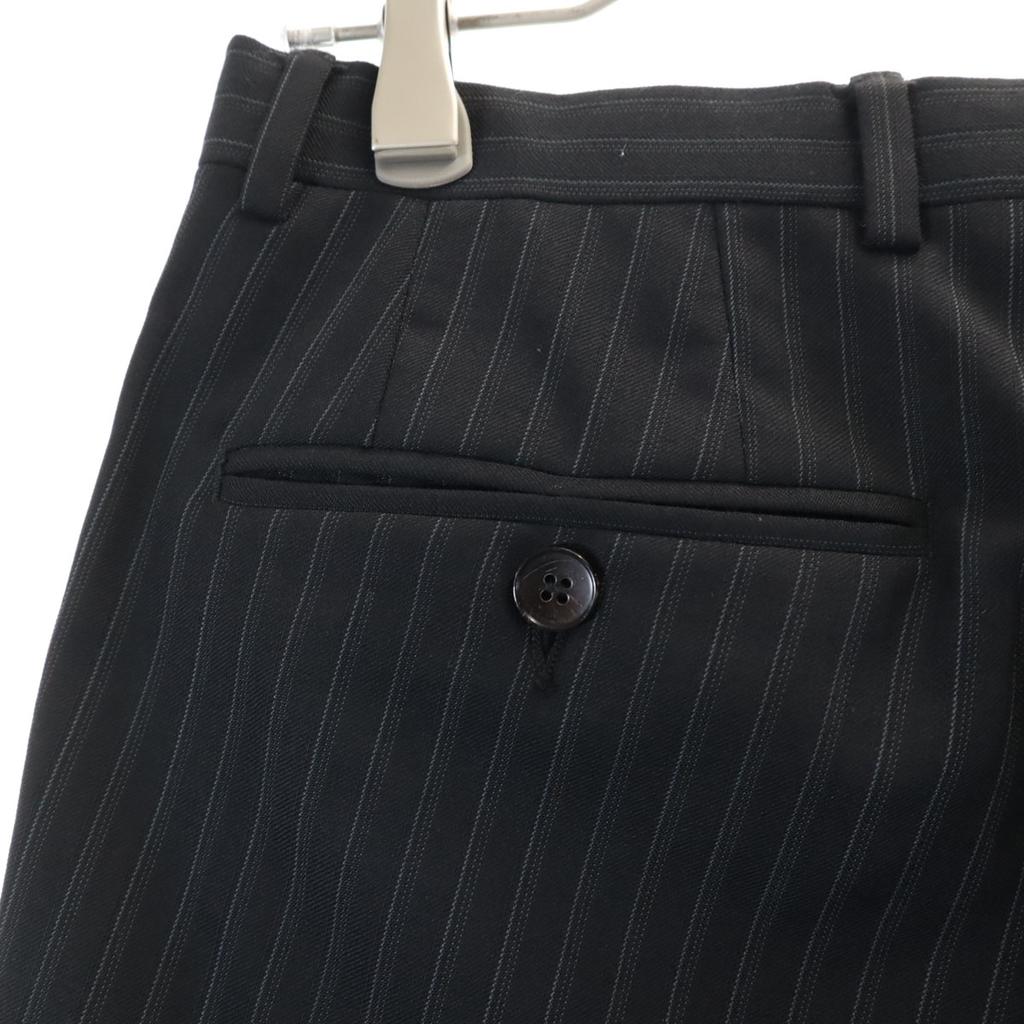 GUCCI made in Italy Striped Pattern suit Setup 46 black Men's Used