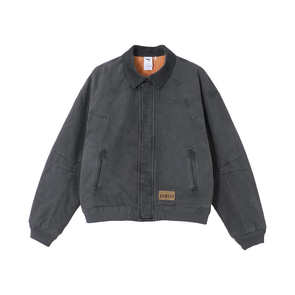 Puma RETRO REVERIE Утепленная Ретро Повседневный Комфорт Теплая Куртка Пуховик Унисекс Темно-серый